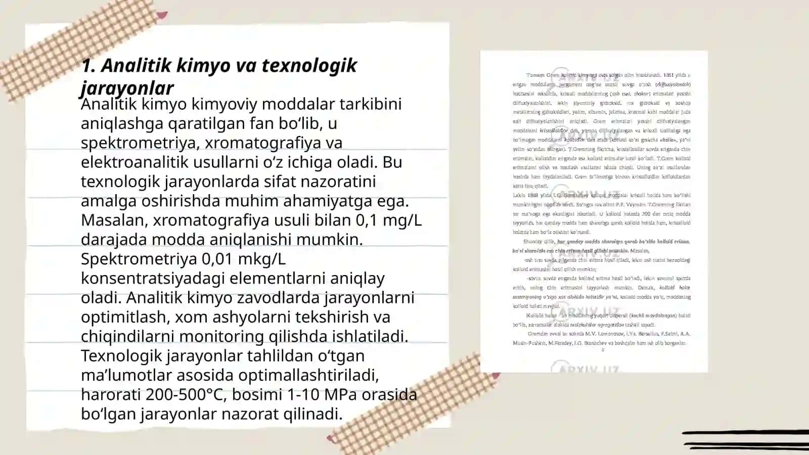 Analitik kimyo fanining texnologiyadagi ahamiyati 3