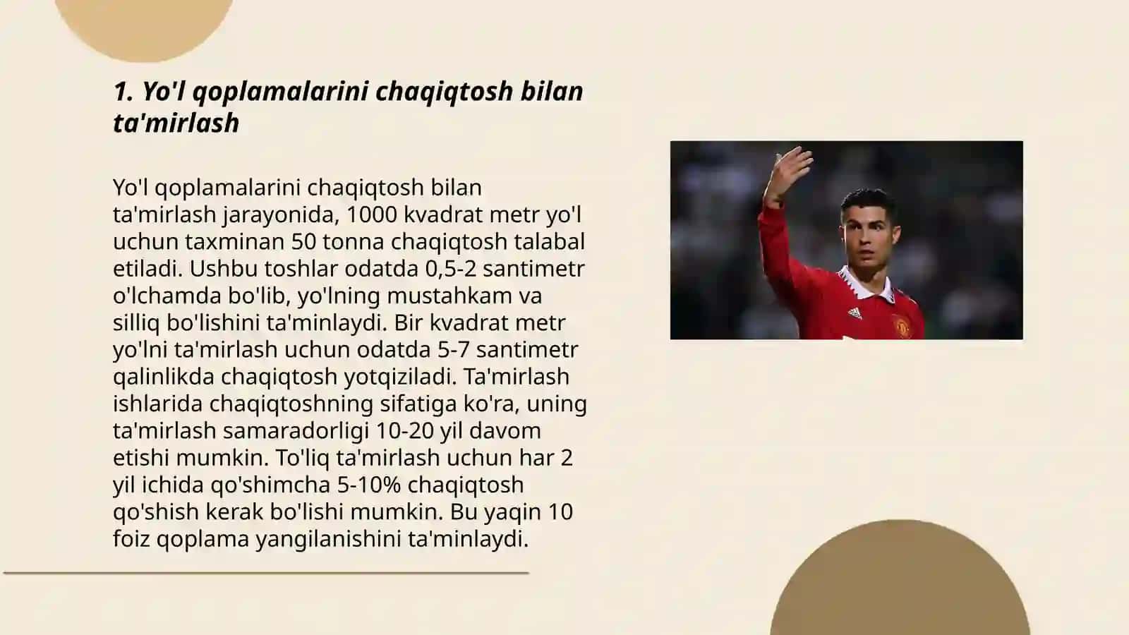 Yo'l qoplamasini chaqiqtosh va qum aralashmasini bitum bilan joyida aralashtirib yotqizish usulida ta'mirlash texnologiyalari 3
