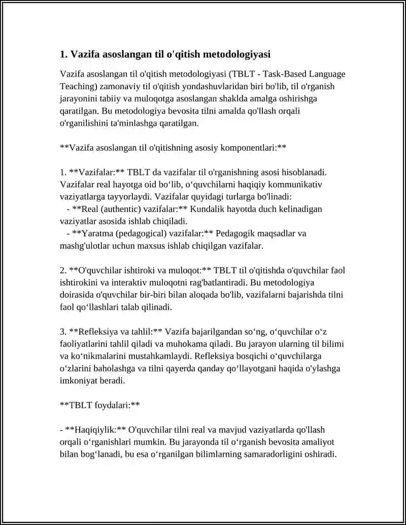 A STUDY ON TASK BASED LANGUAGE TEACHING TO ENHANCE SPEAKING WITH A FOCUS ON CULTURAL AWARENESS AMONG INTERMEDIATE EFL LEARNERS 3
