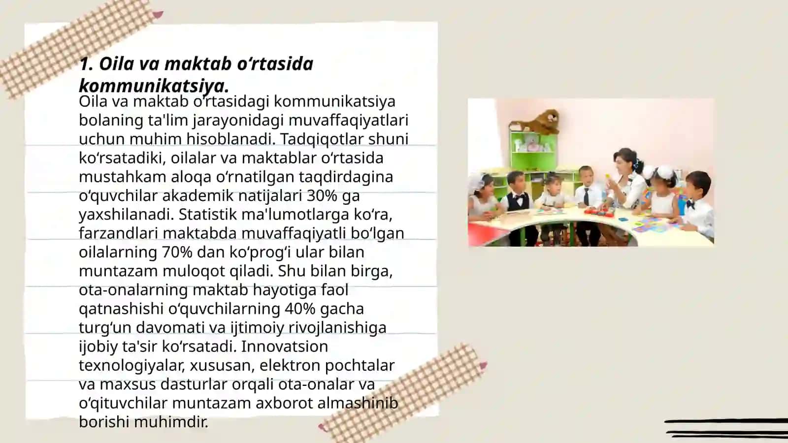 Oila va maktab o‘rtasidagi kommunikatsiya 3