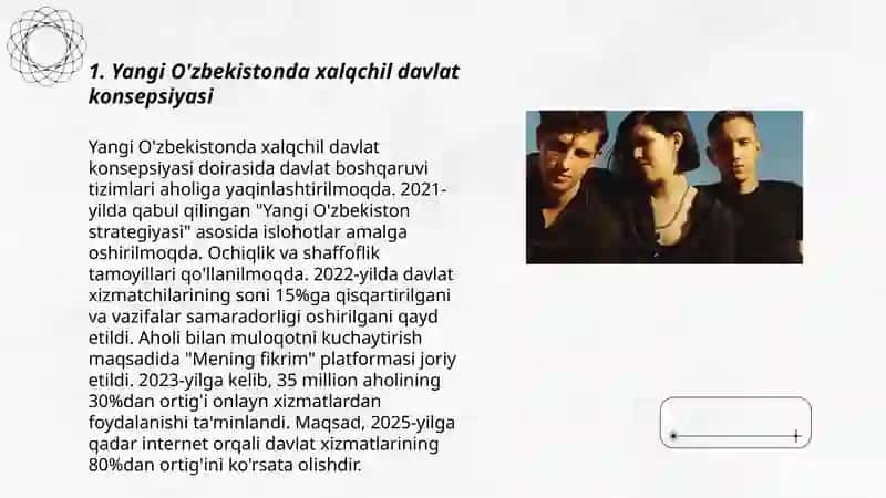Yangi Òzbekistonda Xalqchil va Inson Parvar Davlat Qurilishi 3