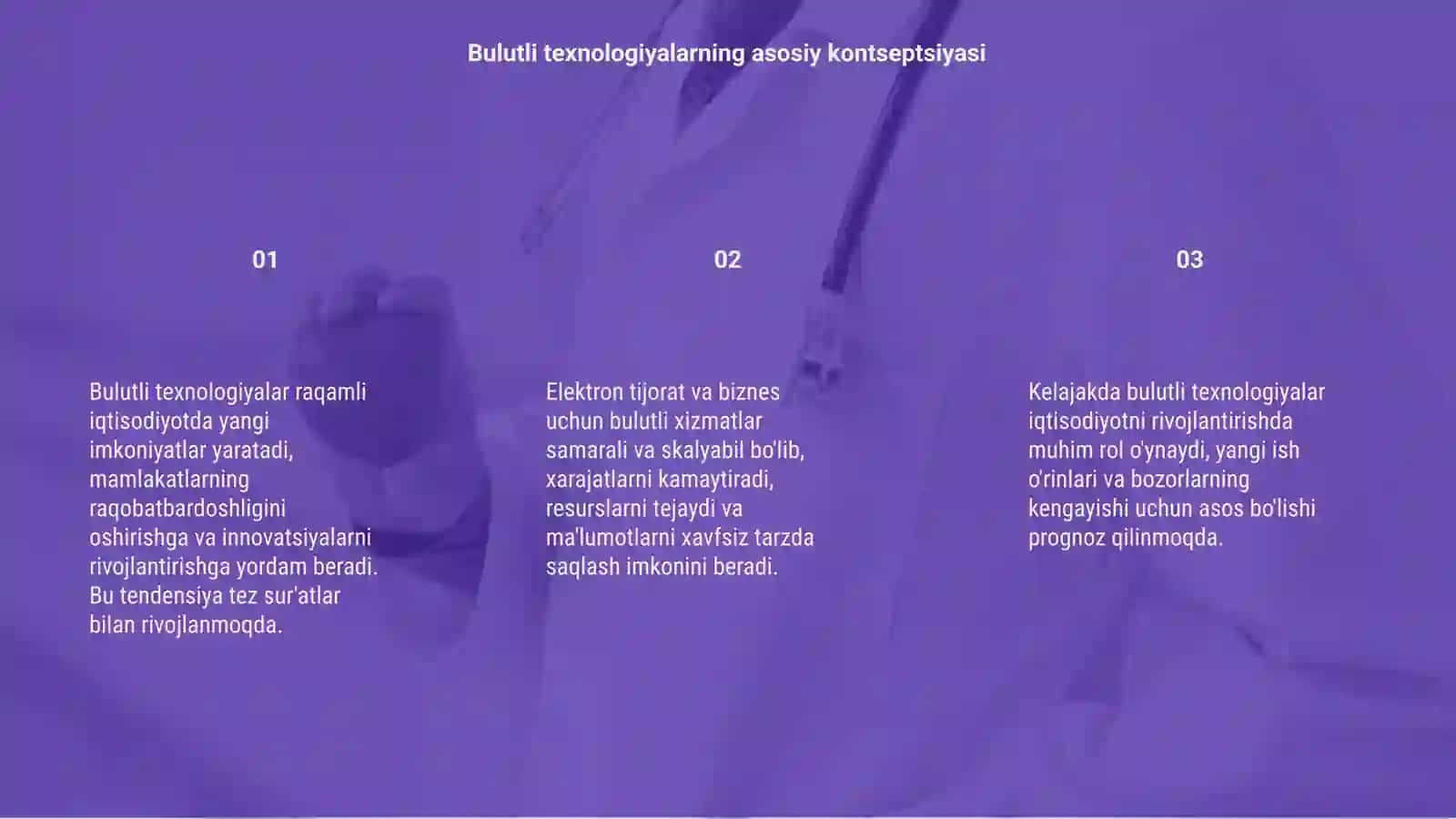 Elektron tijortda bulutli texnalogiylarni iqtisodiy istiqbollari 3