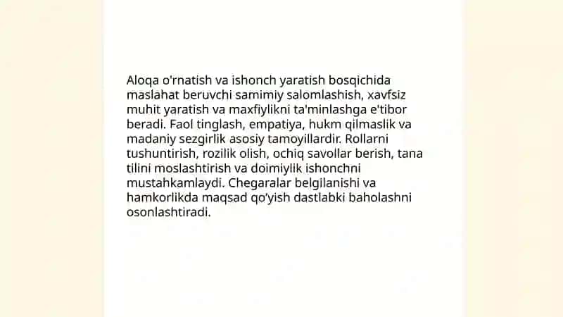 Maslahatlashuv jarayonlarining asosiy bosqichlari 3