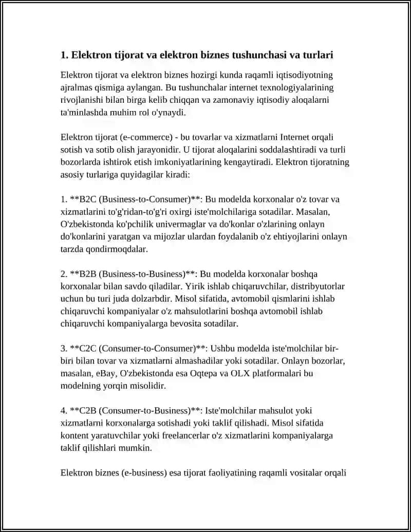 Elektron tijorat va elektron biznes 3