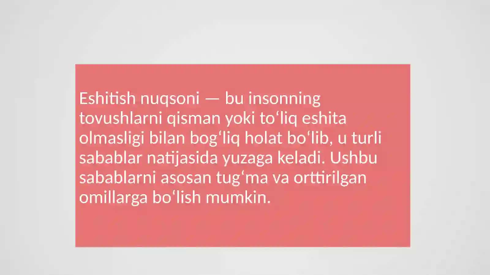 Kar va zaif eshituvchi bolalarning rivojlanish xususiyatlari 3
