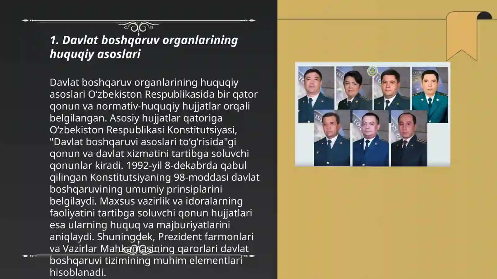 Davlat boshqaruv organlari faoliyatida boshqaruvning huquqiy va tashkiliy shakllari 3