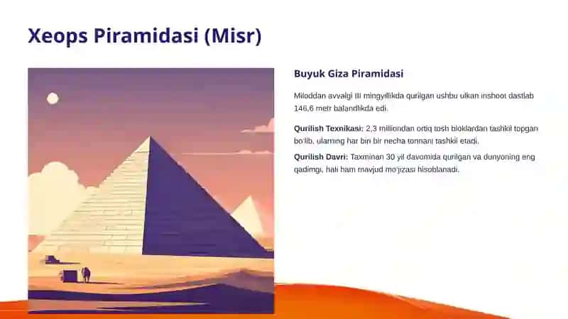 Qadimgi Dunyo Mo‘jizalari: Tarix va Mo‘jizalar 3