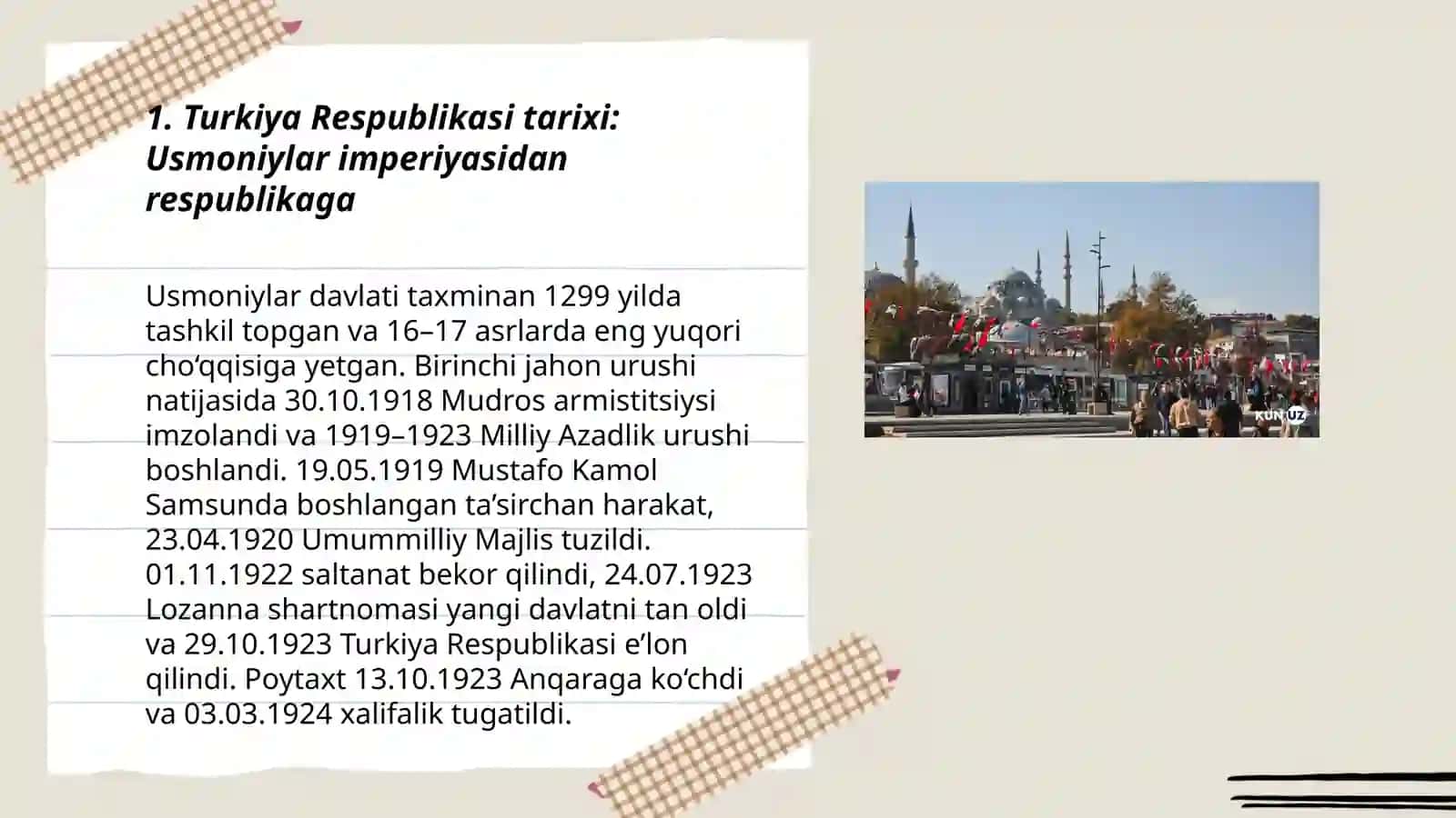 Turkiya Respublikasi Tarixi 3