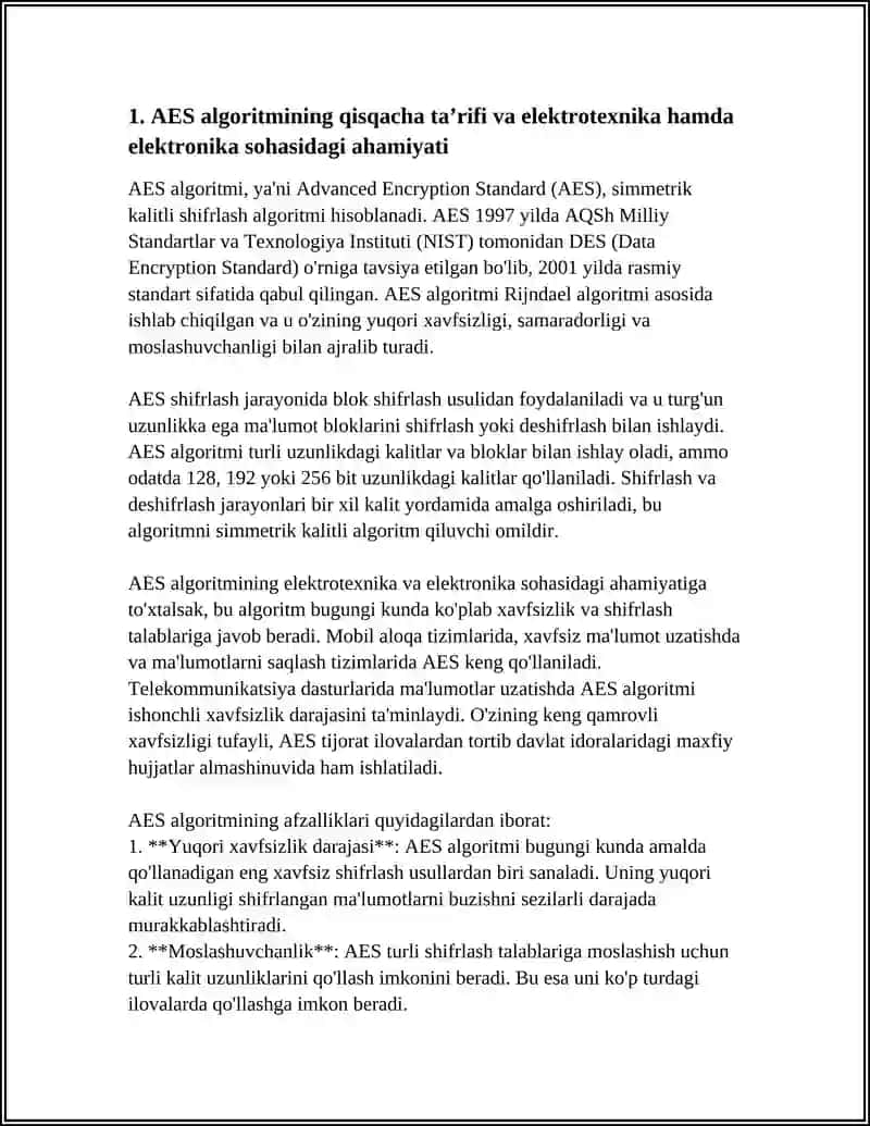 AES algoritmi 3