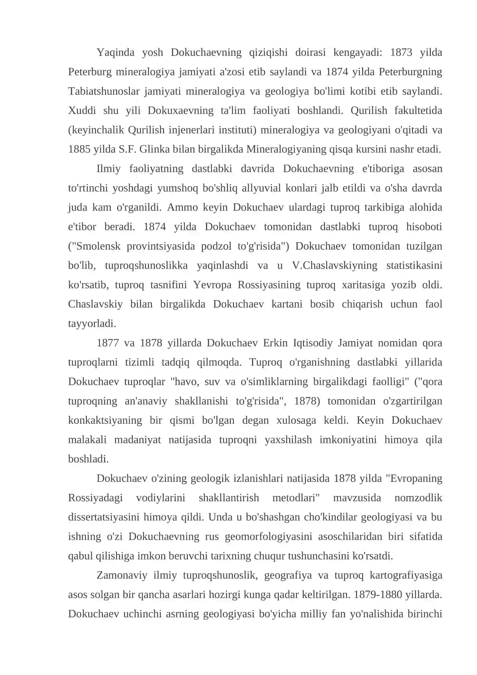 Vasiliy Vasilevich Dokuchaev – Tuproqshunoslik va tuproqlar geografiyasi asoschisi 3