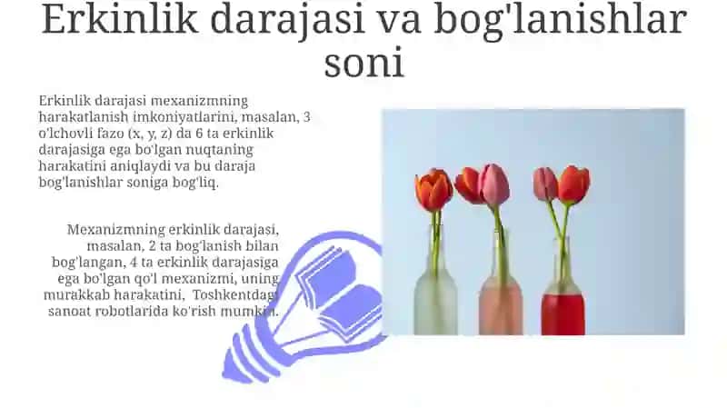 Kinematik juftlar va ularni klassifikatsiya 3