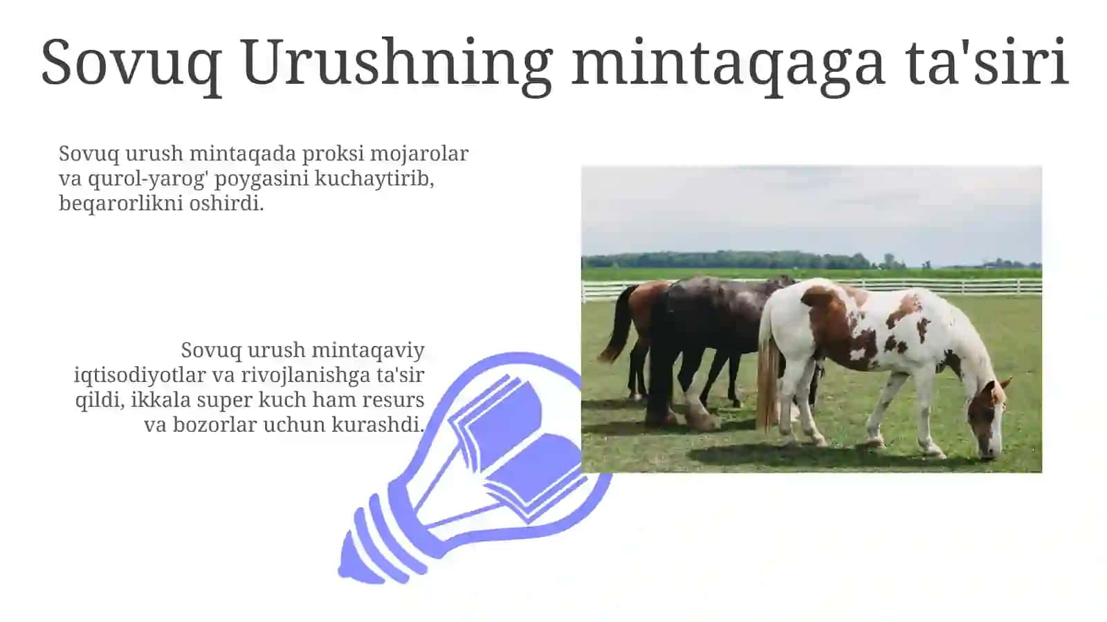 Sovuq Urush va uning mintaqaviy iqtisodiyotlariga ta'siri 3