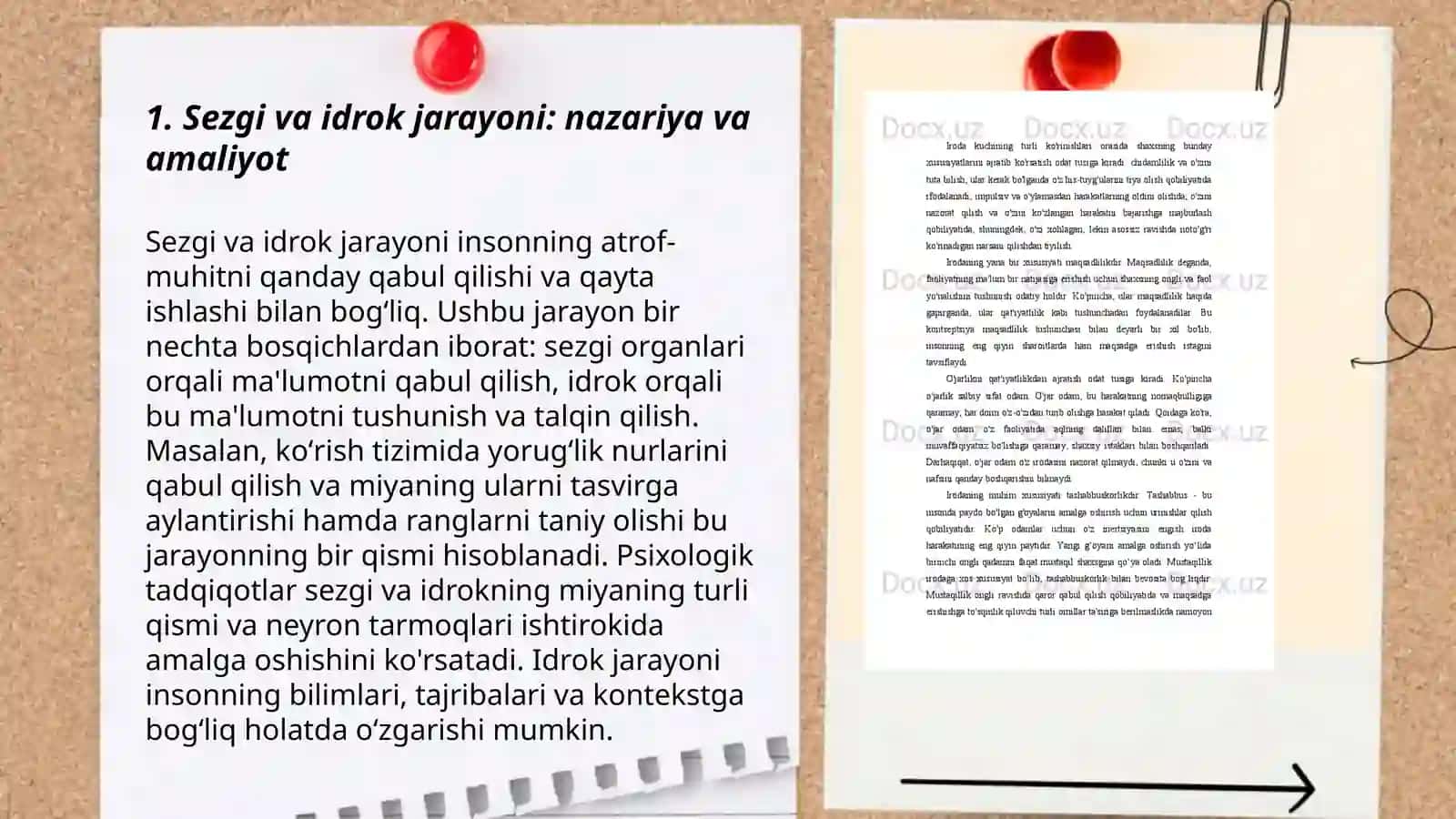 Sezgi Idrok Xotira Diqqat jarayoni va turli kasalliklarda buzilishi 3