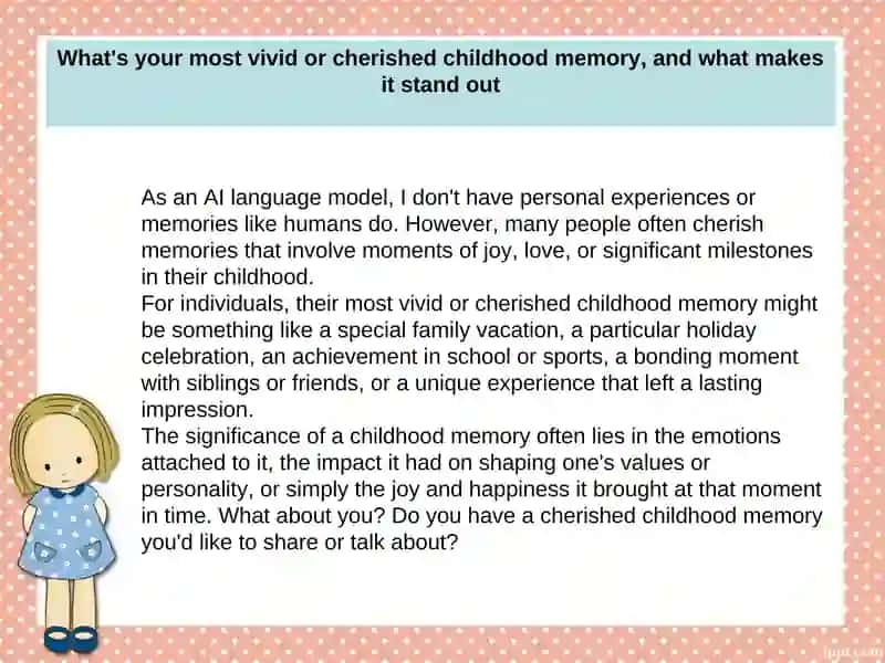 Childhood Memories 3