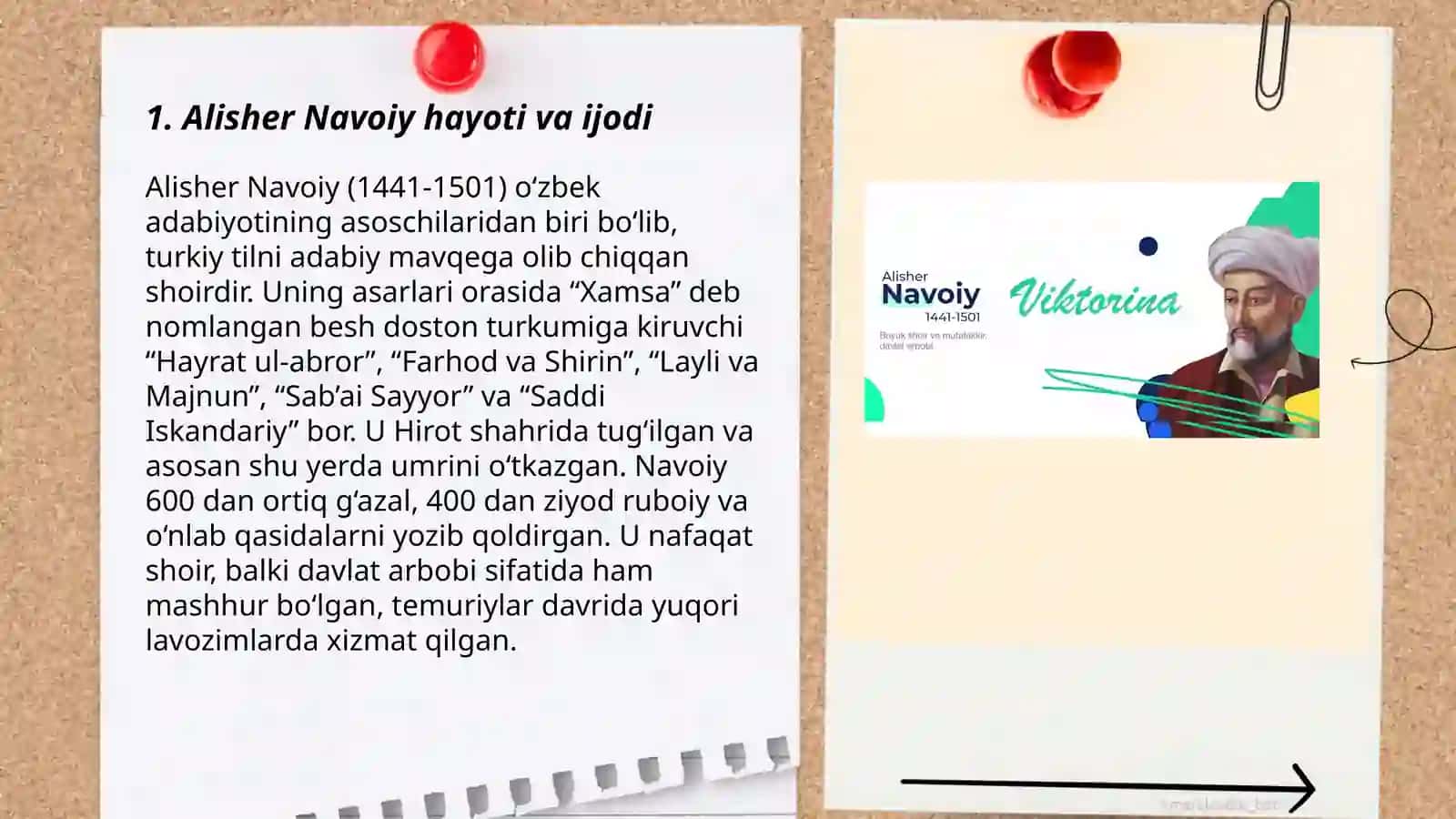 Alisher Navoiy gʻazal mulkining sultoni 3