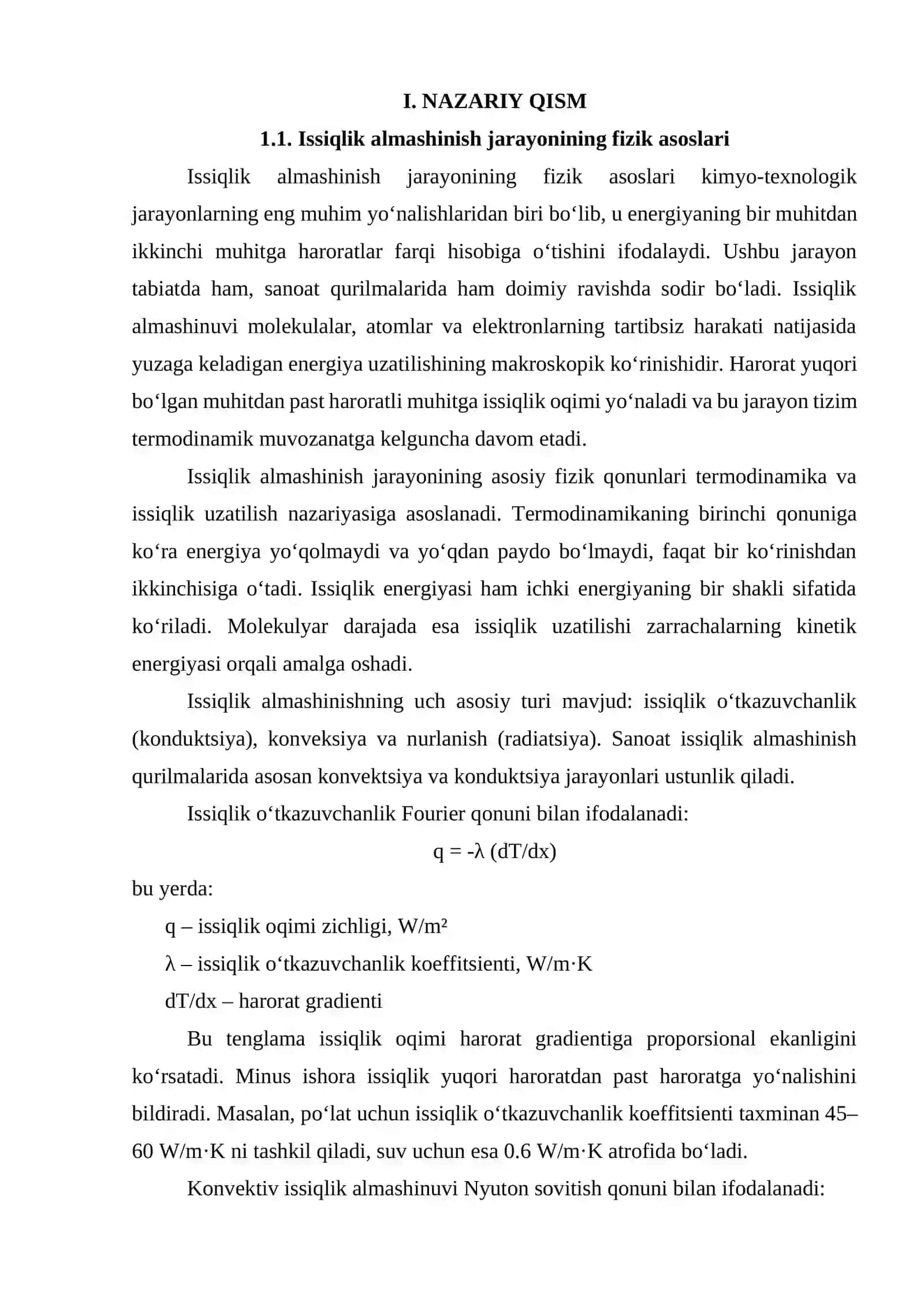 Ammoniy nitrat eritmasini sovitish uchun spiral issiqlik almashinish qurilmasi. G = 1400 kg/soat 3