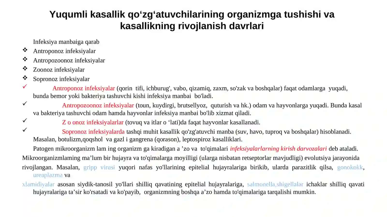 Zoonoz yuqumli kasallik qo‘zg‘atuvchi bateriyalar xarakteristikasi 3