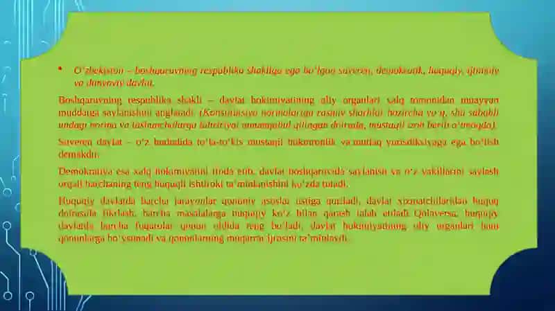 O‘zbekiston Respublikasi Konstitutsiyasi 3