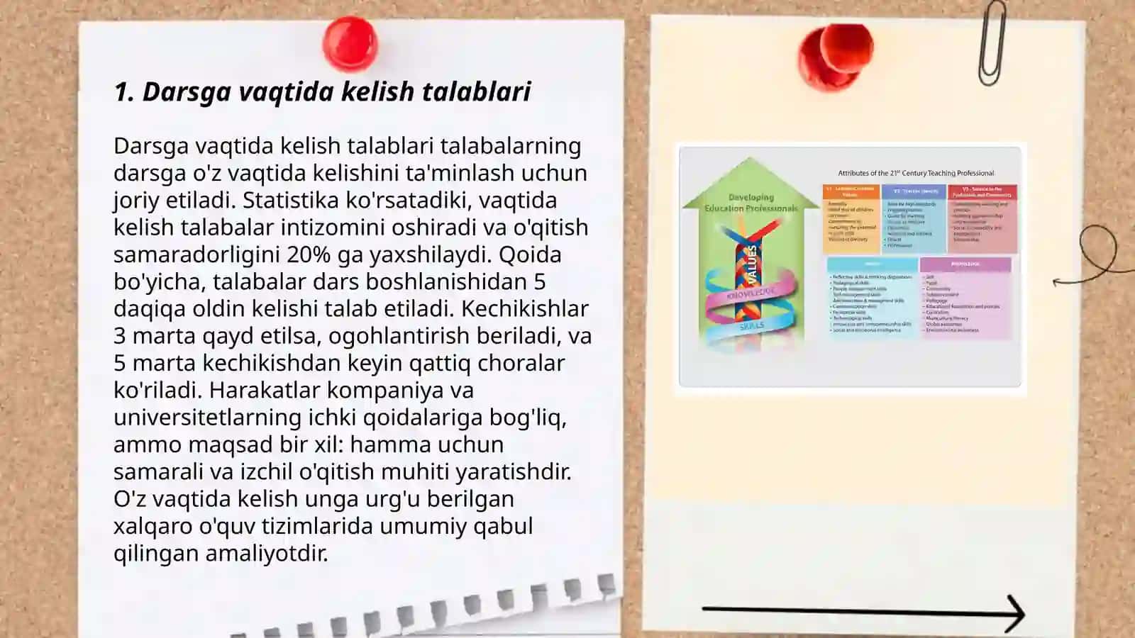 Oʻquvchilarga qoʻyiladigan pedagogik talablar 3