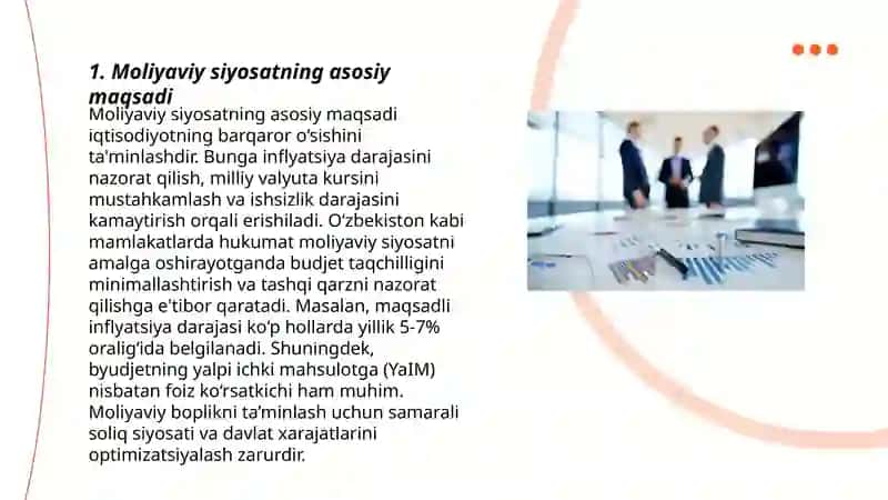 Moliyaviy siyosat 3