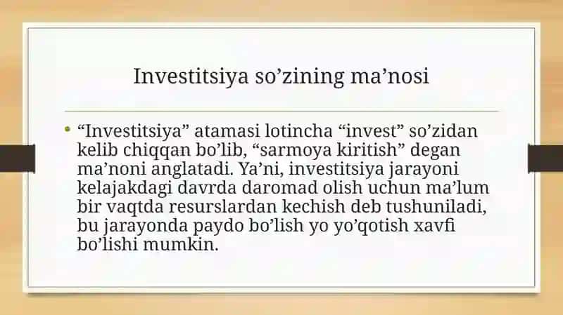 Xorijiy investitsiyalarning nazariy asoslari 3