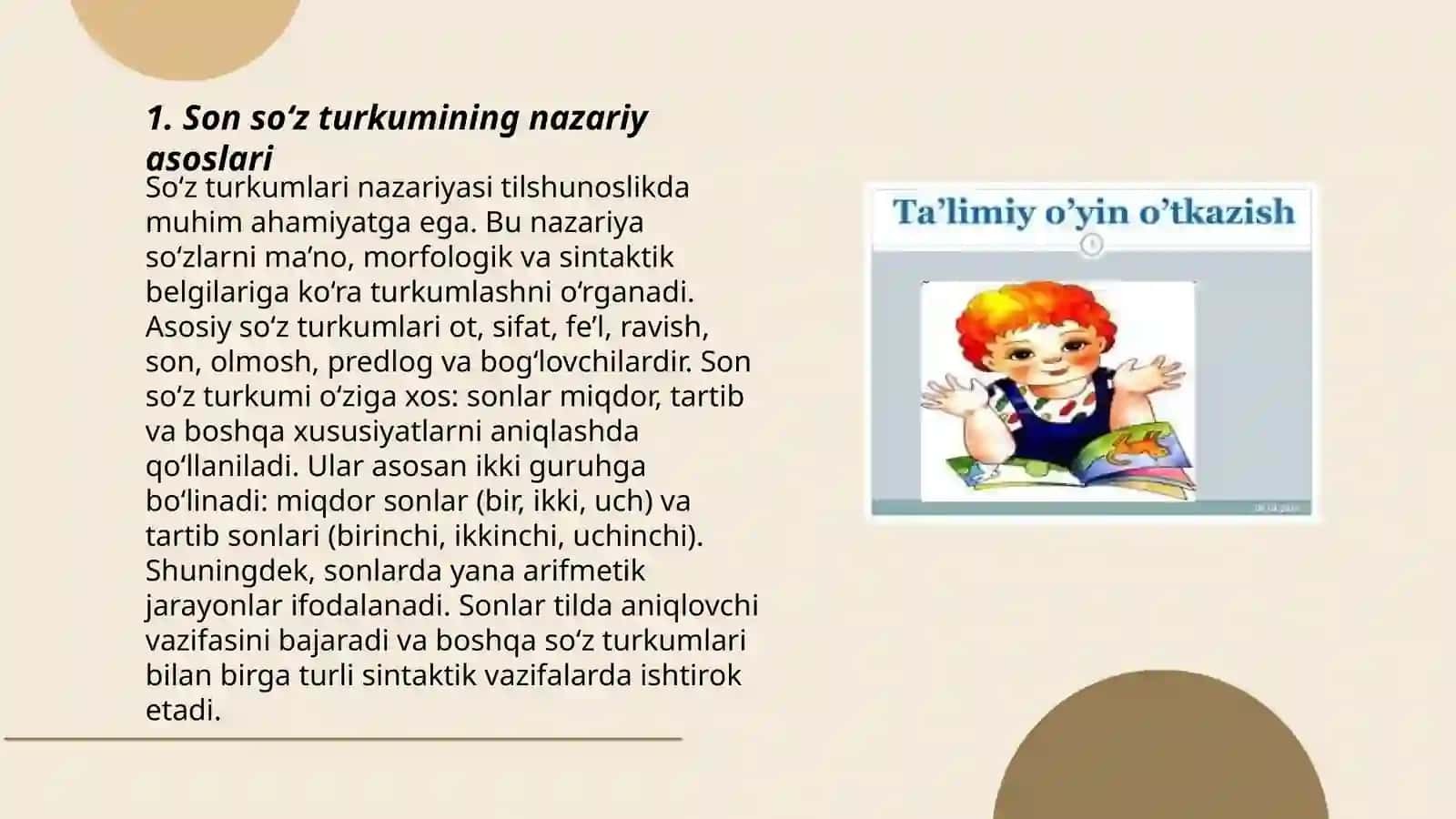Son so‘z turkumini o‘rganishdagi mashqlar tizimini tahlil qilish 3