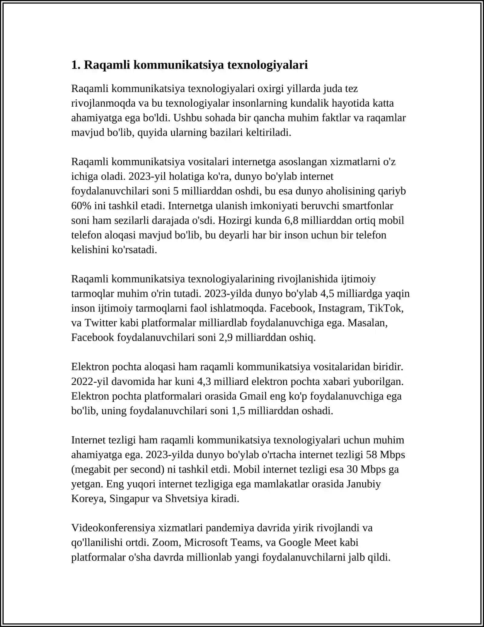 MUSTAQIL ISH Mavzu: RIM TILSHUNOSLIGI 3