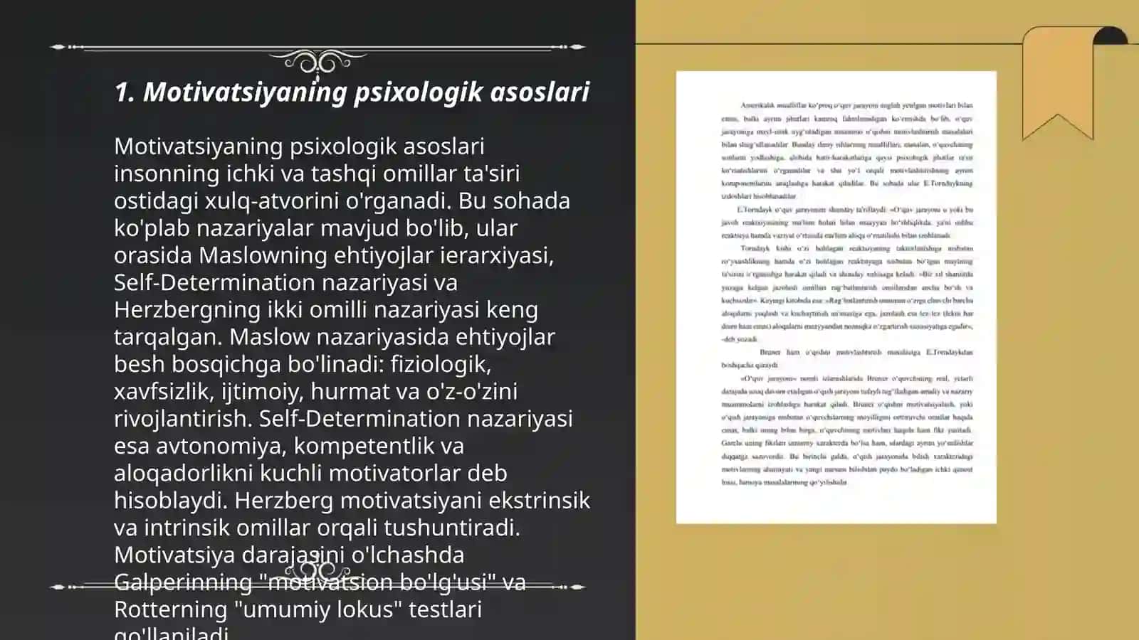 Motivatsiyaning Psixologik Asoslari 3