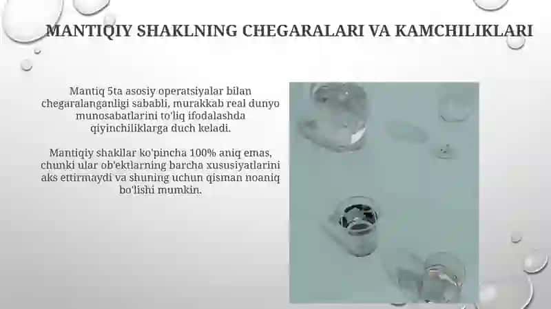 Mantiqiy Shaklning Chegaralari va Kamchiliklari 3
