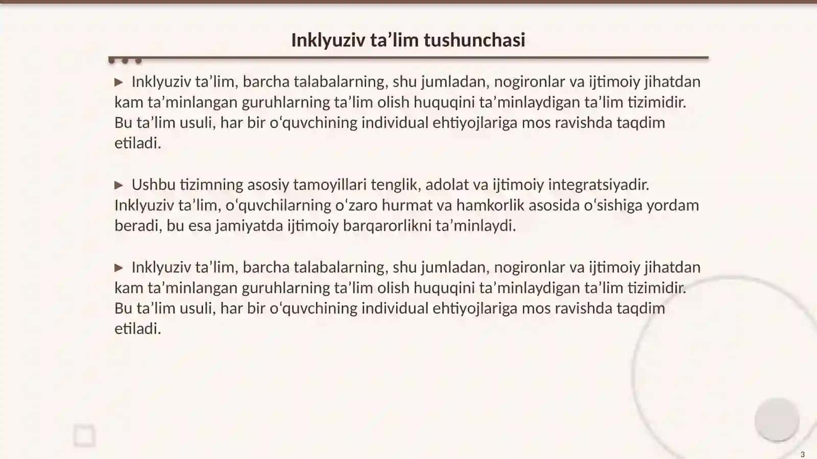 Markaziy Yevropa mamlakatlarida inklyuziv taʼlimning rivojlanishi 3