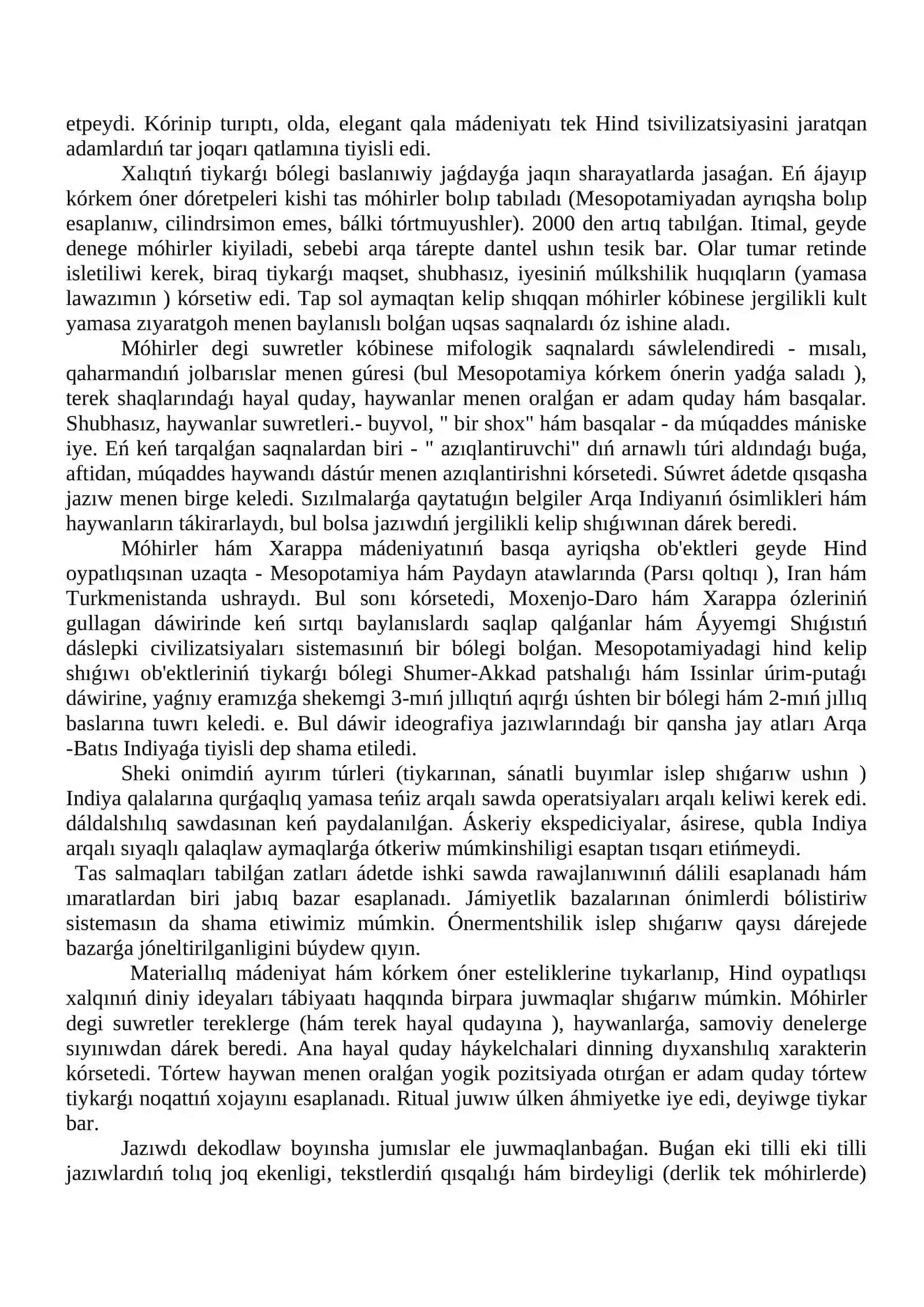 Xindistannin’ a'yyemgi da'wiri arxeologiyası 3