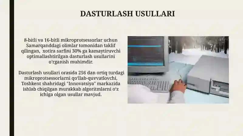 Oven Relaysini Dasturlash Moduli 3