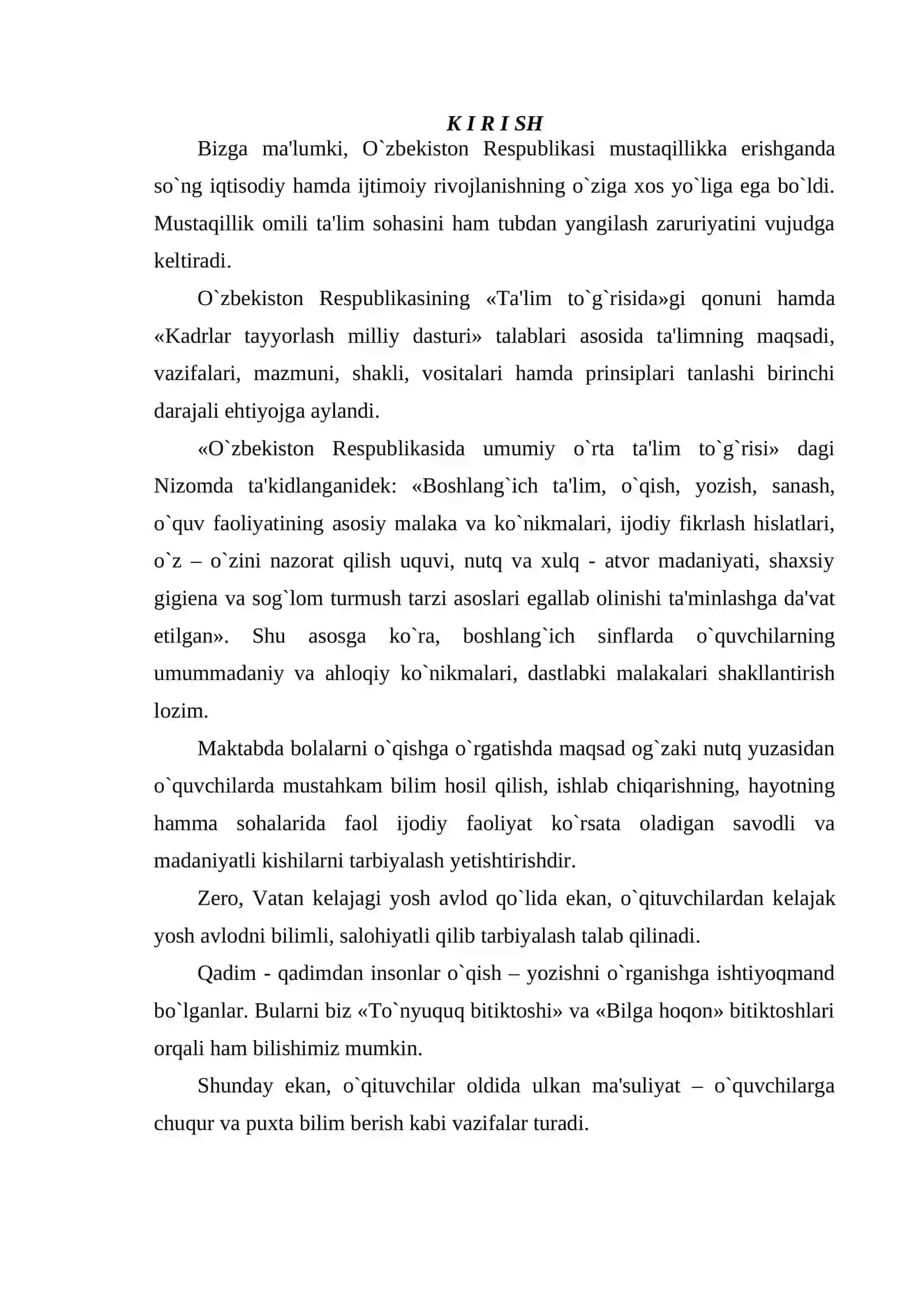 1-2 sinf o’quvchilarining o’qish malakalarini takomillashtirish 3