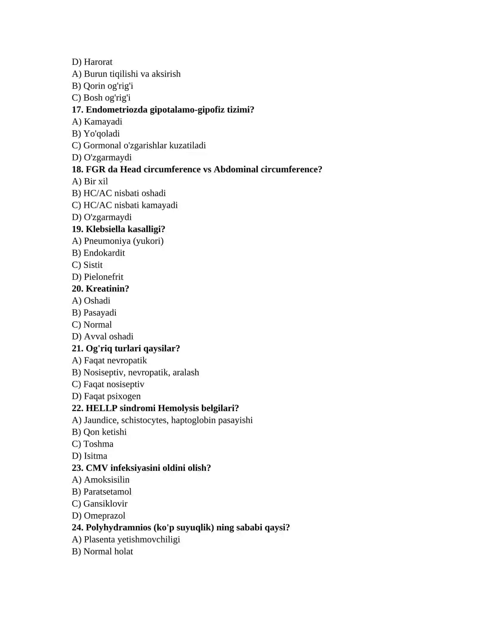 Yangi tibbiyot testlari 3
