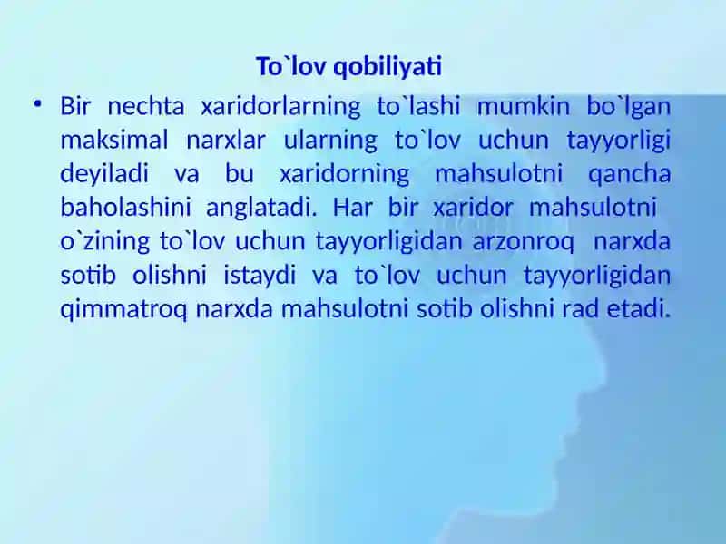 Iste’molchilar, ishlab chiqaruvchilar va bozor samaradorligi 3
