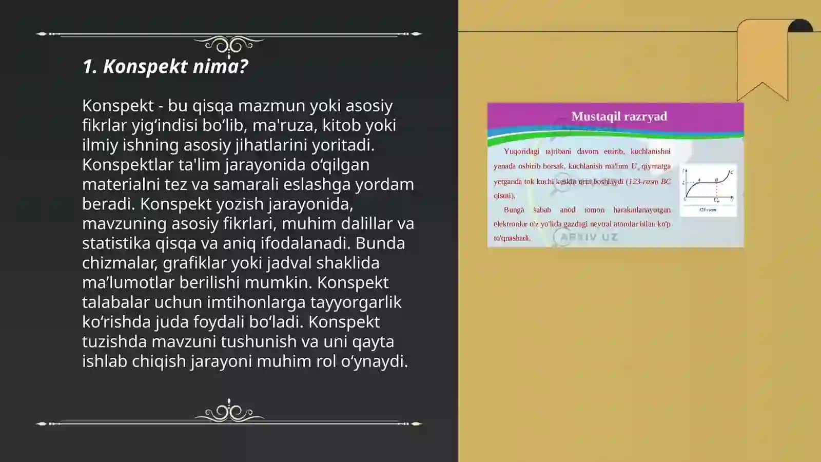 Konspekt turlari 3