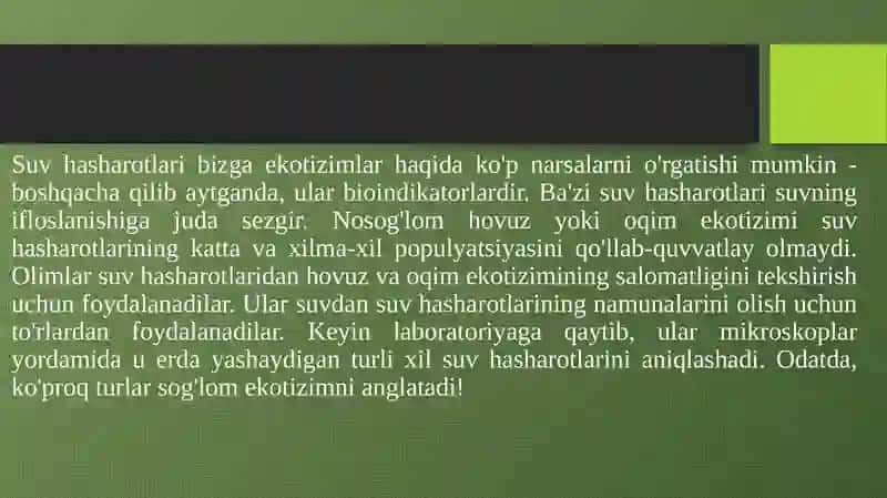 Entamologiya Fanidan Tayyorlangan Mustaqil Ta'lim Ishi 3