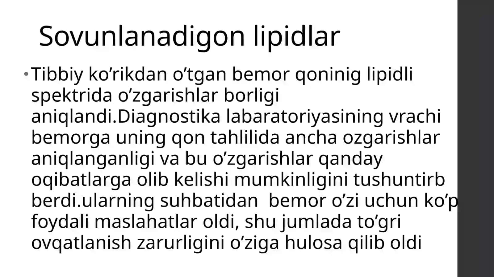 Lipidlar sinflanishi 3