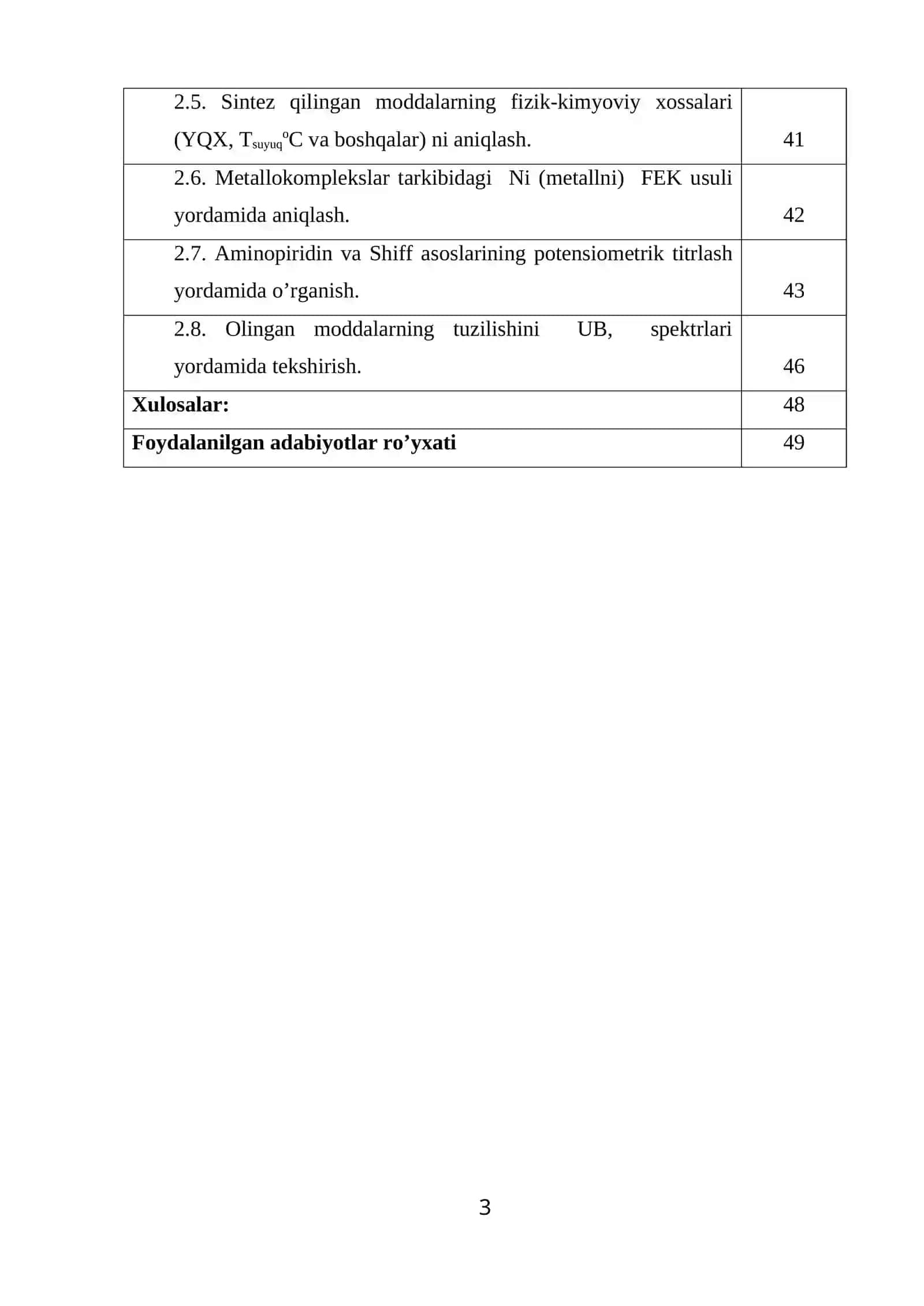 Aminopiridinlar asosida gossipolning yangi hosilalari sintezi 3