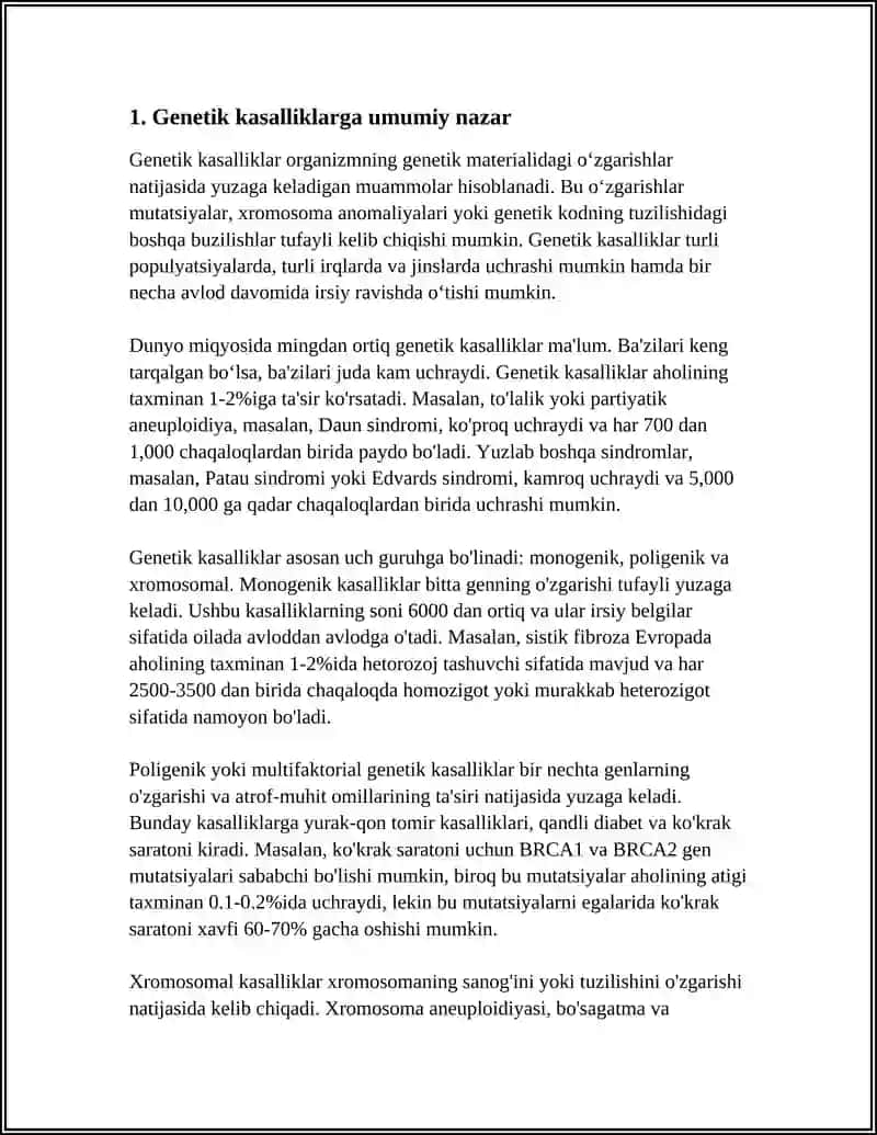 GEN KASALLIKLARI 3