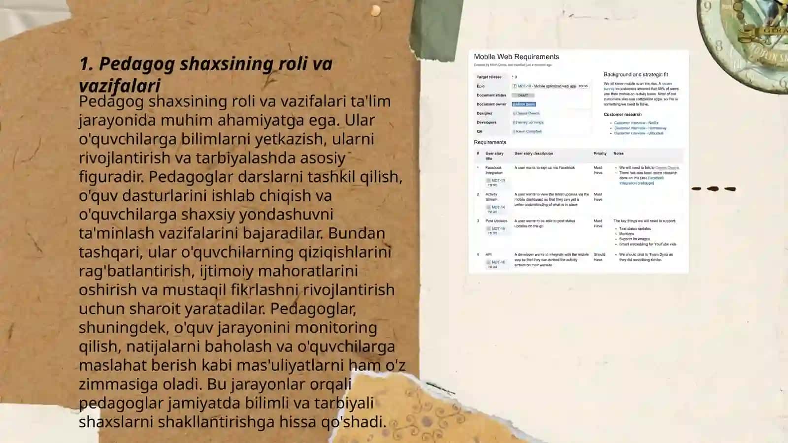 Pedagog shaxsi va unga qo'yiladigan talablar 3