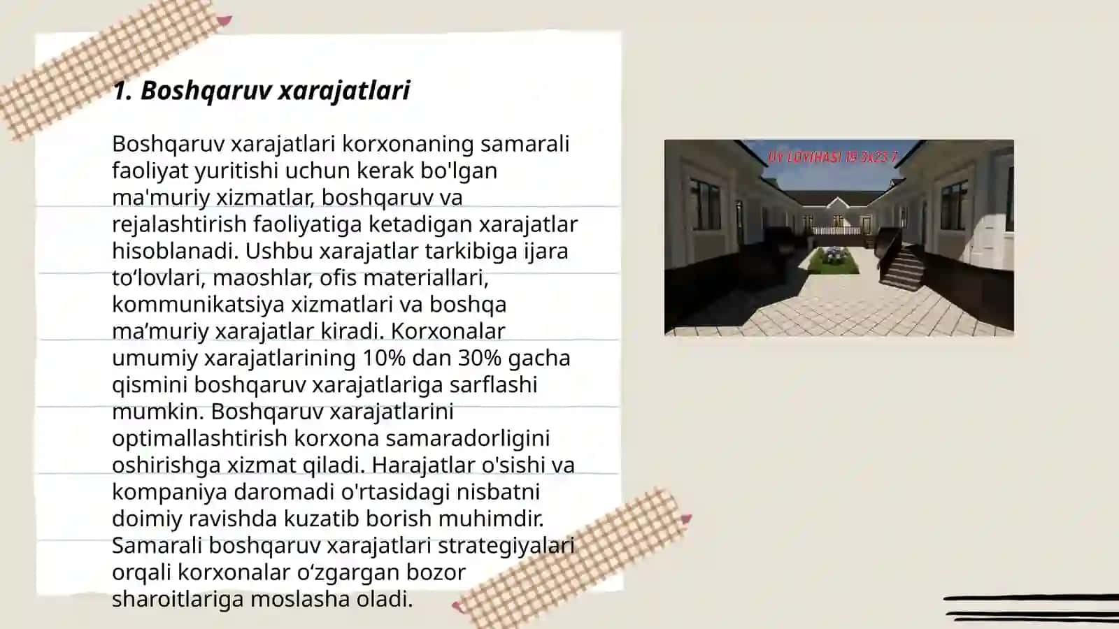 Korxona balansi xarajatlar smetasi 3