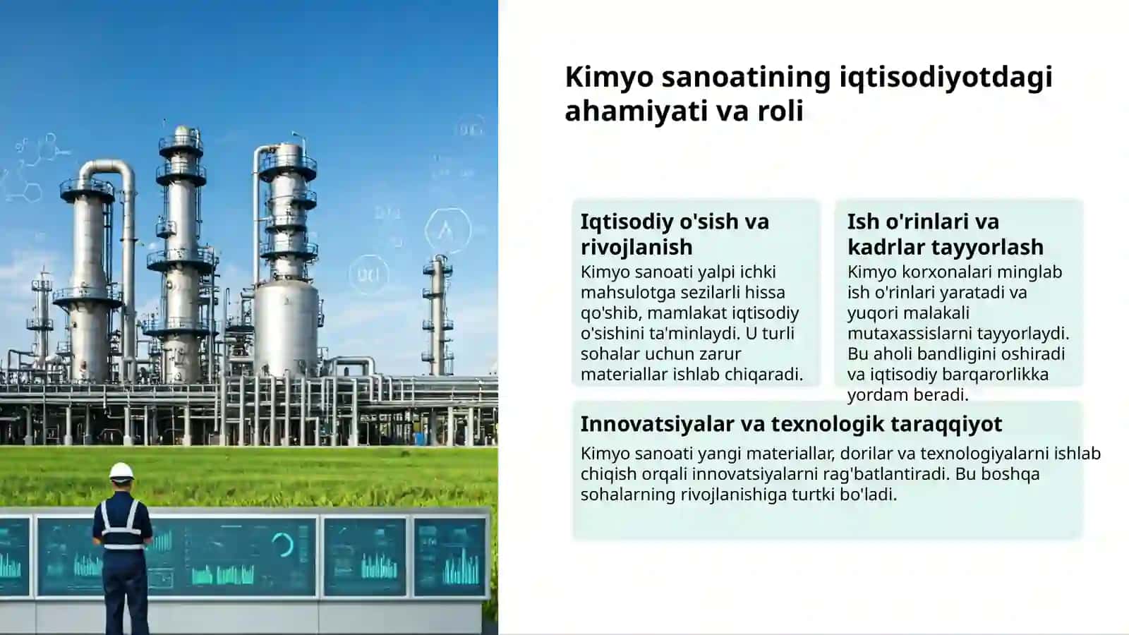 O'zbekiston kimyo sanoati: kelajak yo'li 3