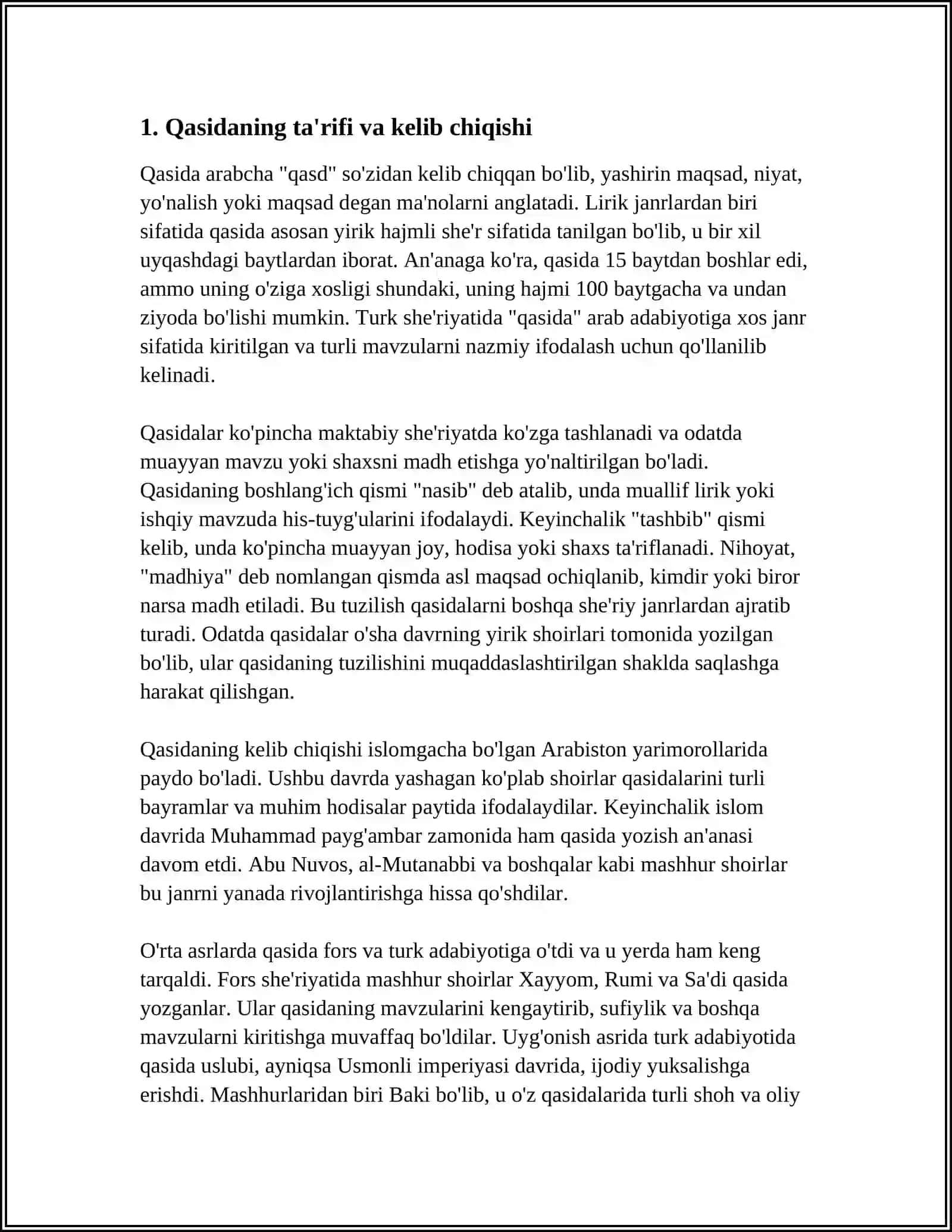 O‘ZBEK MUMTOZ SHE’RIYATIDA QASIDA JANRI MAMDUHLARI VA ARUZ 3