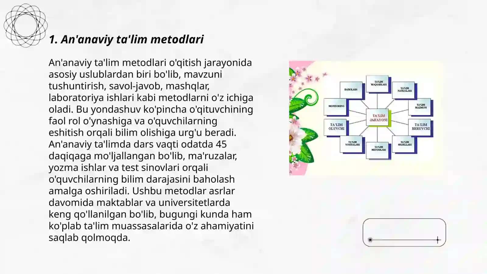 An'anaviy Ta'lim Metodlari 3