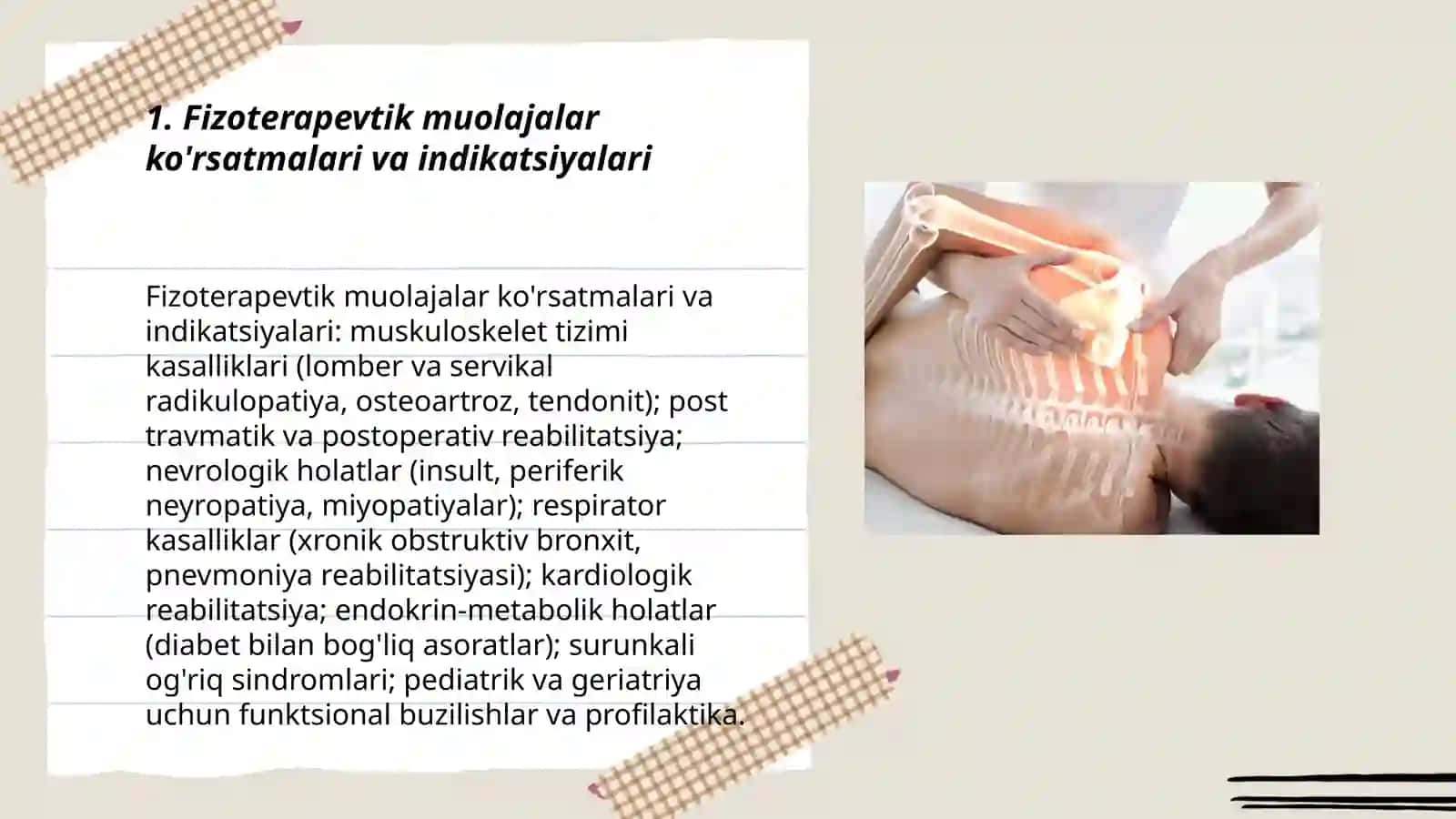 Fizoterapevtik terapevtik muolajalarni bajarish tartibi 3