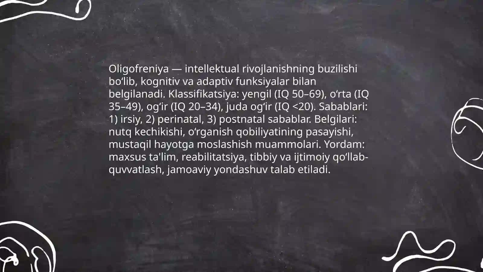 Oligofreniya va uning tavsifi 3