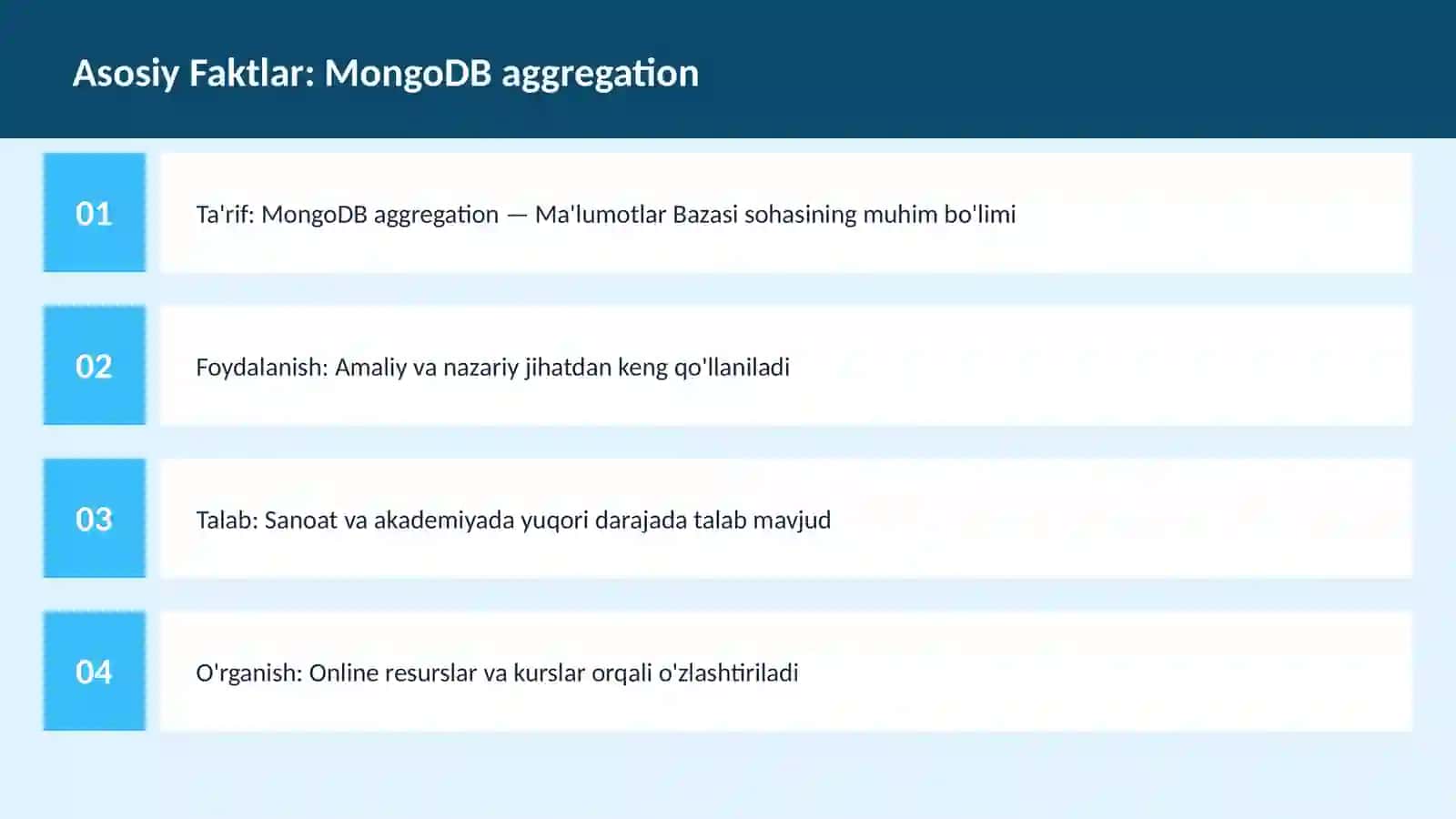 MongoDB aggregation 3