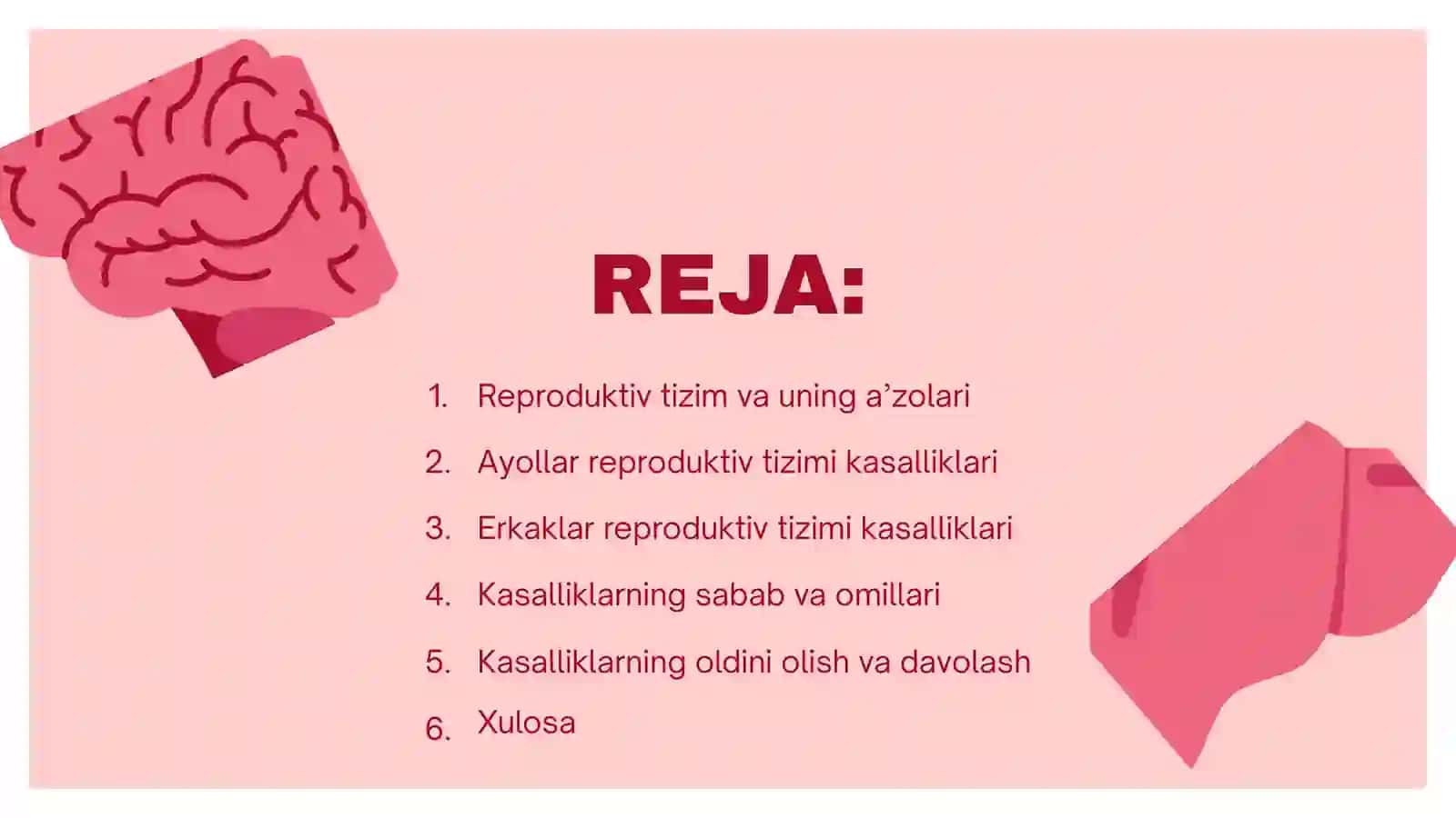 Ayollar va erkaklar reproduktsiya a'zolari kasalliklari 3