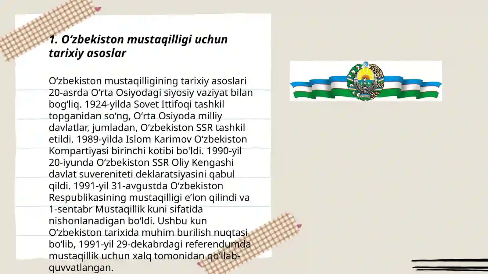 O‘zbekistonda mustaqillik g‘oyalarining tarixiy asoslari 3